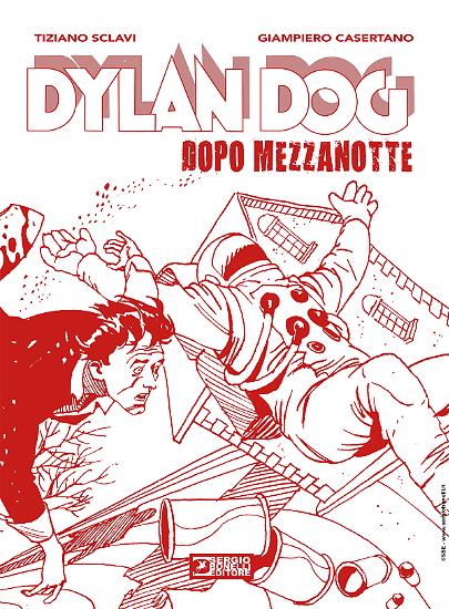 Dylan Dog. Dopo Mezzanotte. La copertina nella versione Variant Bianca.