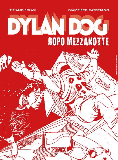 Dylan Dog. Dopo Mezzanotte. La copertina nella versione Variant Rossa.