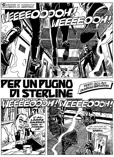 Una tavola di Bruno Brindisi da "Dylan Dog. Tre passi nel brivido". Testi di Tiziano Sclavi.