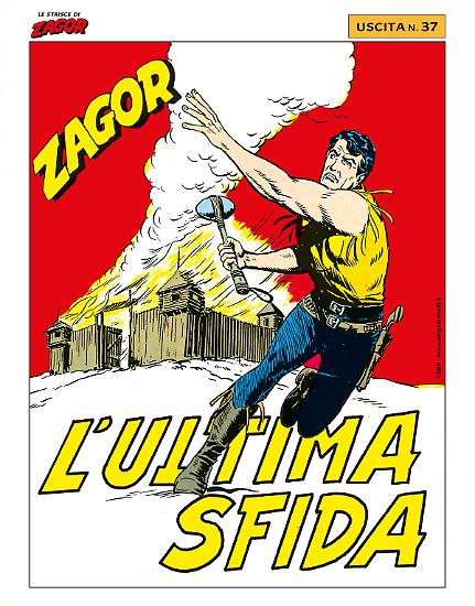 Il miniposter contenuto nel trentasettesimo fascicolo.